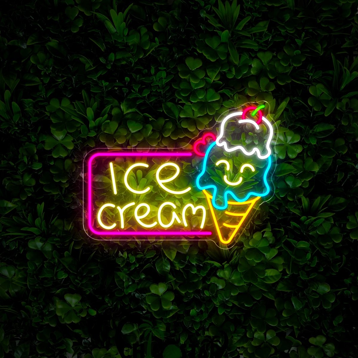 Ice Cream Neon Sign - Reels Custom