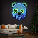 Ice Head Bear Artwork Led Neon Sign - Reels Custom