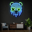 Ice Head Bear Artwork Led Neon Sign - Reels Custom