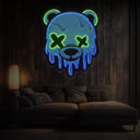 Ice Head Bear Artwork Led Neon Sign - Reels Custom