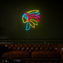 Indian Head Neon Sign - Reels Custom