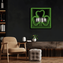 Irish Three Leaf Clover Infinity Neon Sign - Reels Custom