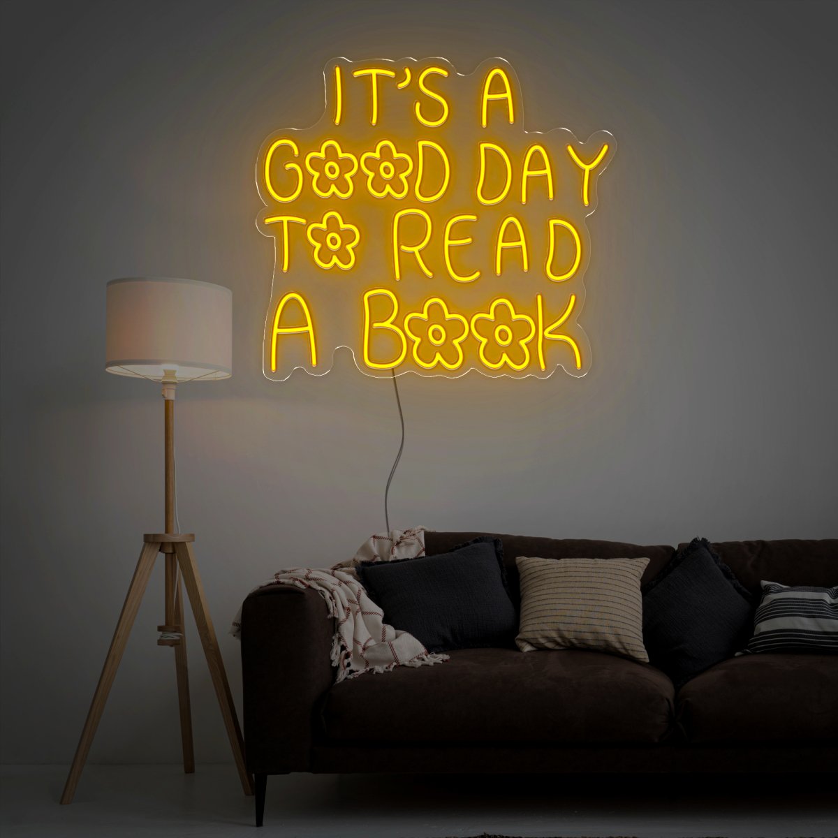 It's A Good Day To Read A Book Neon Sign - Reels Custom