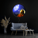 Jesus Christ Would You Look At The Time Artwork Neon Sign - Reels Custom