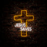 Jesus Saves Neon Sign - Reels Custom