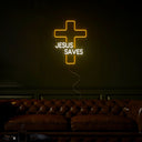 Jesus Saves Neon Sign - Reels Custom