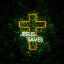 Jesus Saves Neon Sign - Reels Custom