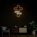 Jesus Saves Neon Sign - Reels Custom