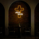 Jesus Saves Neon Sign - Reels Custom