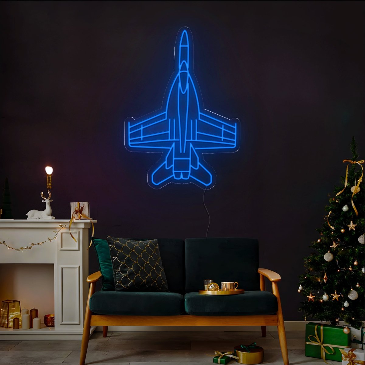 Jet Plane Neon Sign - Reels Custom