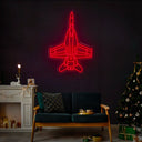 Jet Plane Neon Sign - Reels Custom