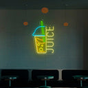 Juice Coffee Neon Sign - Reels Custom