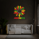 Juneteenth Artwork Neon Sign - Reels Custom