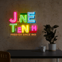 Juneteenth Artwork Neon Sign - Reels Custom