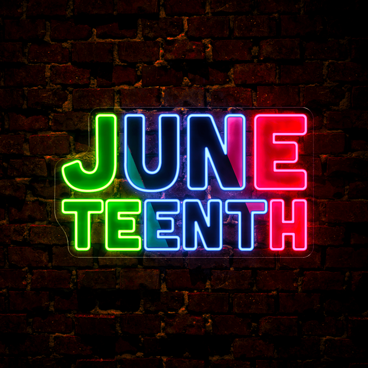Junteenth Artwork Neon Sign - Reels Custom