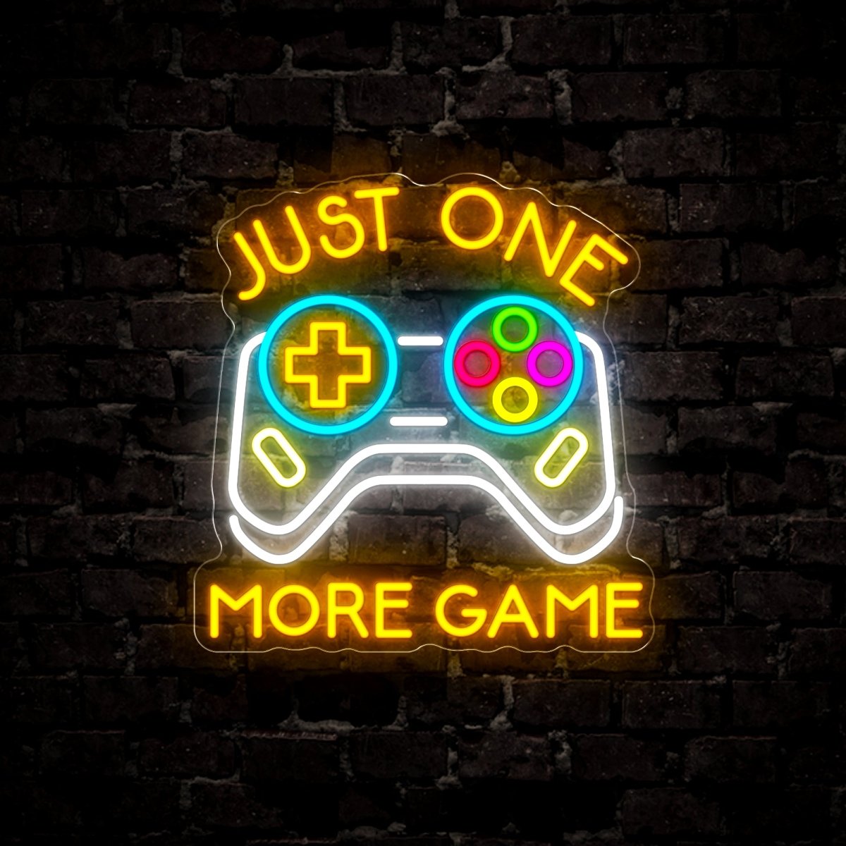 Just One More Game Neon Sign - Reels Custom