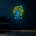 Label Music Rock Neon Sign - Reels Custom