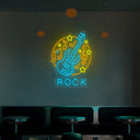 Label Music Rock Neon Sign - Reels Custom