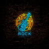 Label Music Rock Neon Sign - Reels Custom