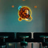 Leo Zodiac Artwork Led Neon Sign - Reels Custom