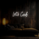Let’s Cook Neon Sign - Reels Custom