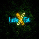 Let's Eat Neon Sign - Reels Custom