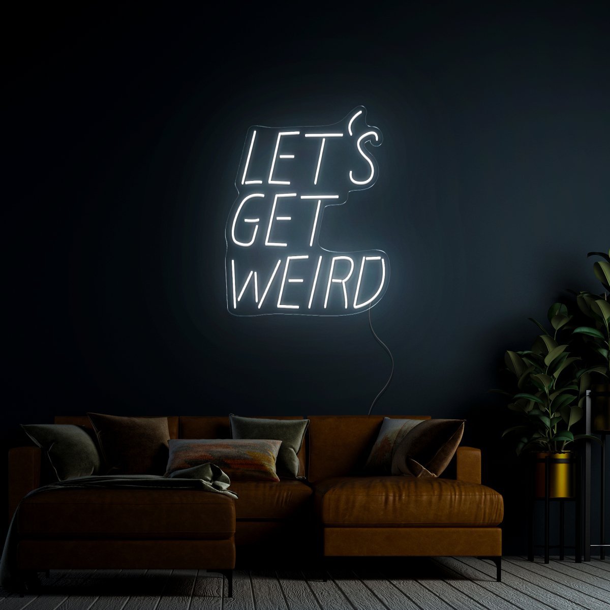 Lets Get Weird Neon Sign - Reels Custom