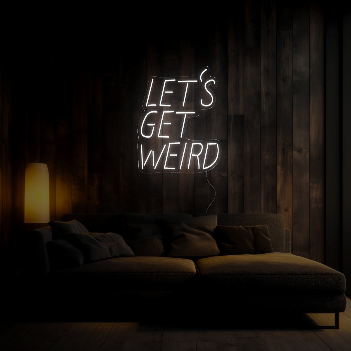 Lets Get Weird Neon Sign - Reels Custom