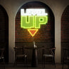 Level Up Artwork Led Neon Sign For Gamers - Reels Custom