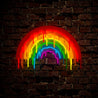LGBT Rainbow Melt Pride Artwork Neon Sign - Reels Custom
