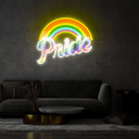 LGBT Rainbow Pride Artwork Neon Sign - Reels Custom