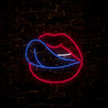 Licking Lips Neon Sign - Reels Custom