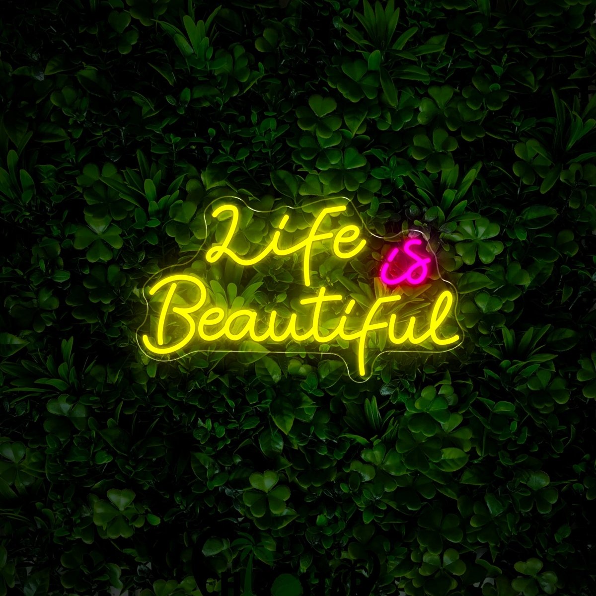 Life Is Beautiful Neon Sign - Reels Custom