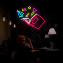 Literature Book Led Neon Sign - Reels Custom