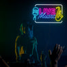 Live Music Led Neon Sign - Reels Custom