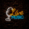 Live Music Led Neon Sign - Reels Custom