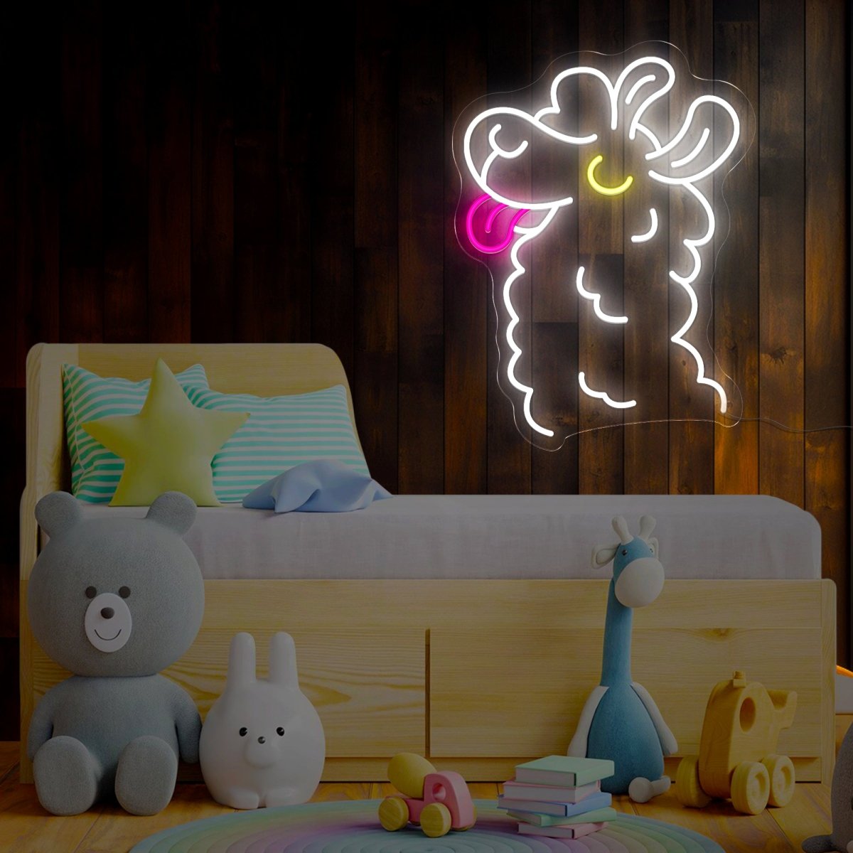 Llama Neon Sign - Reels Custom