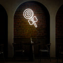 Lolipop Neon Sign - Reels Custom