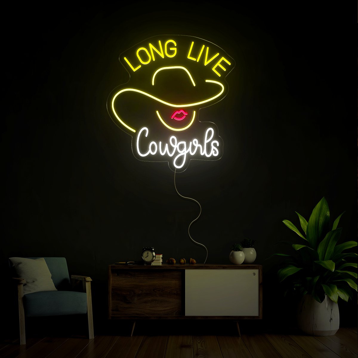 Long Live Cowgirls Neon Sign - Reels Custom