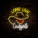 Long Live Cowgirls Neon Sign - Reels Custom