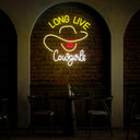 Long Live Cowgirls Neon Sign - Reels Custom