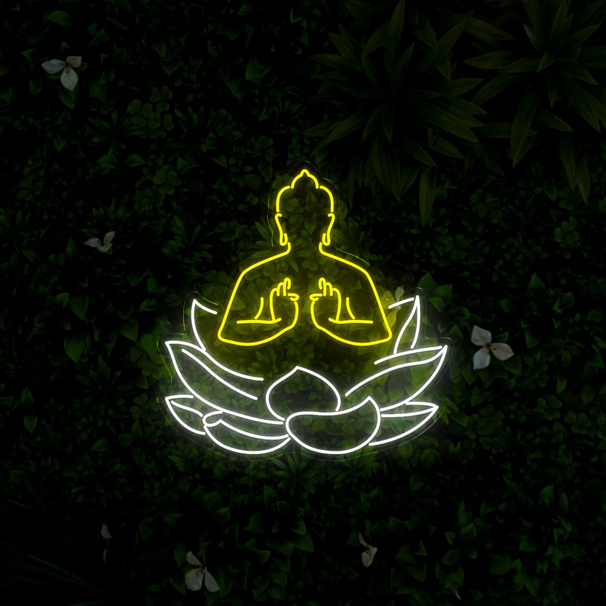 Lotus Flower Buddha Neon Sign - Reels Custom