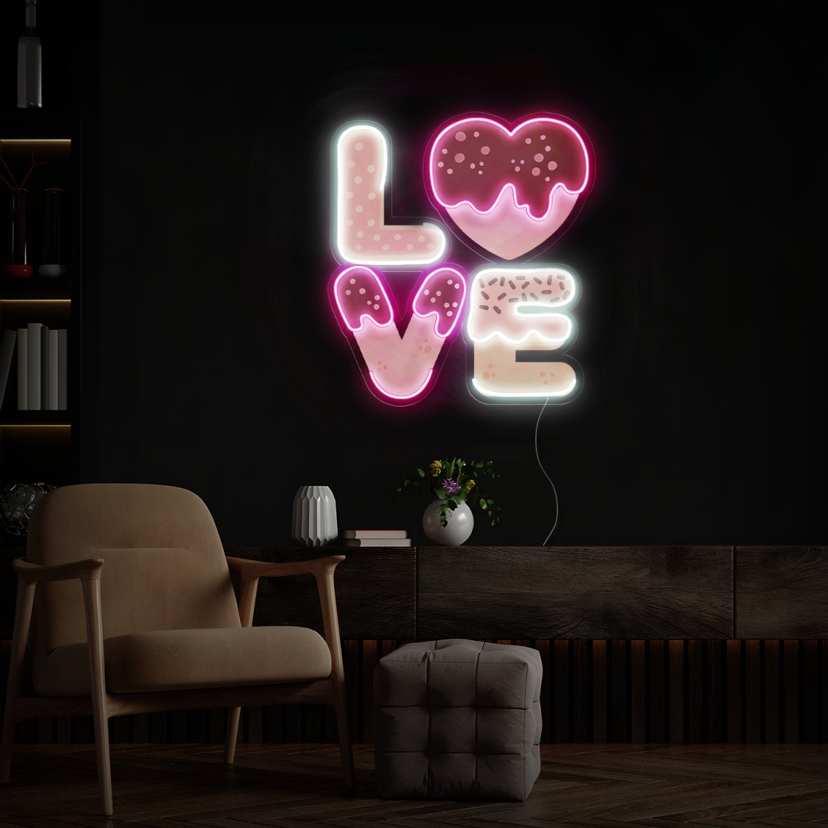 Love Artwork Led Neon Sign - Reels Custom