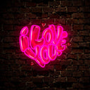 "Love" Artwork Neon Sign - Reels Custom