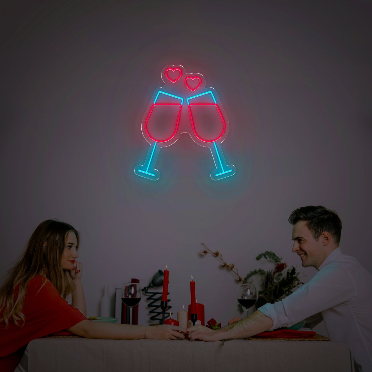 Love Drinks Neon Sign - Reels Custom