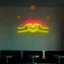 Love Heart Neon Sign - Reels Custom