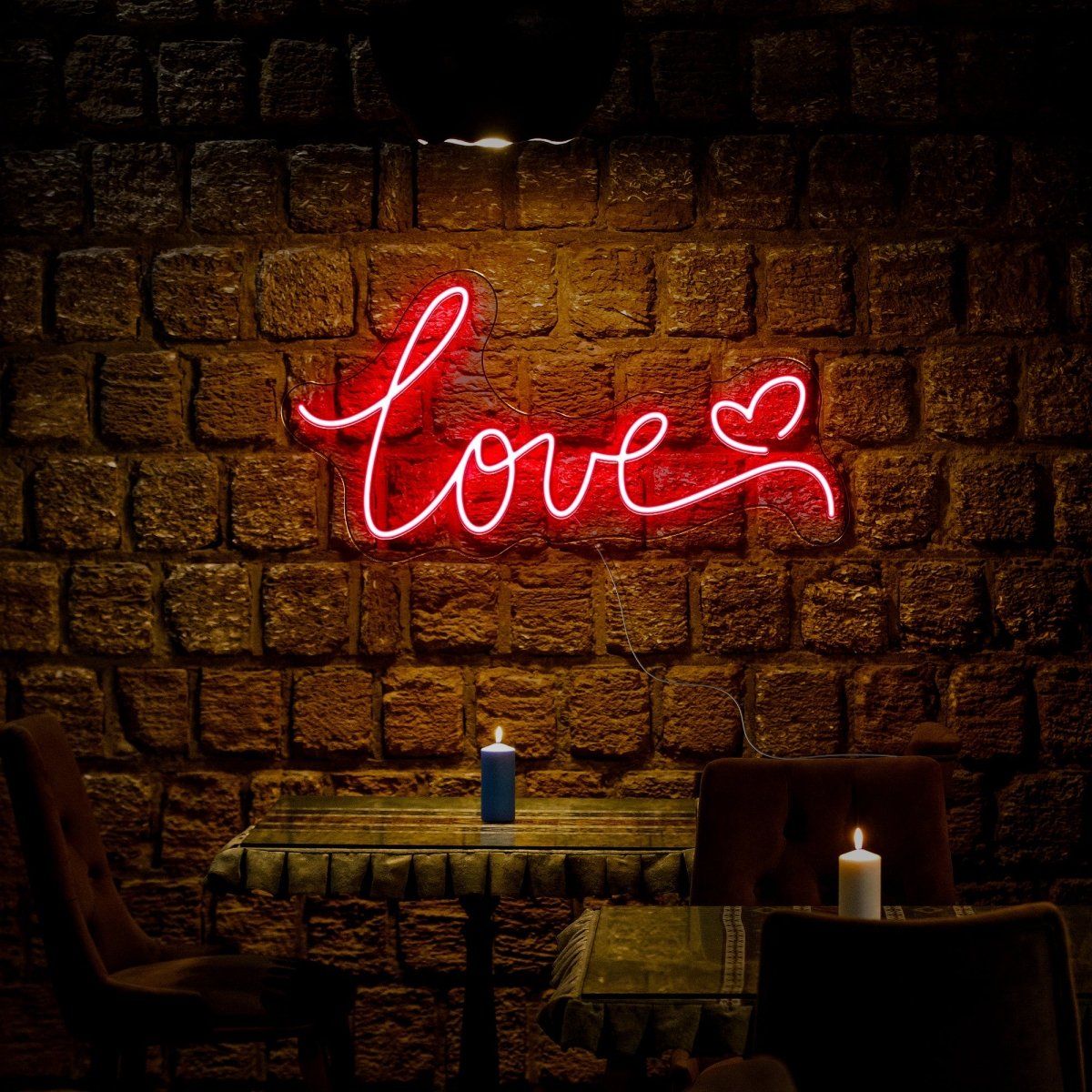 Love Heart Wedding Led Neon Sign - Reels Custom