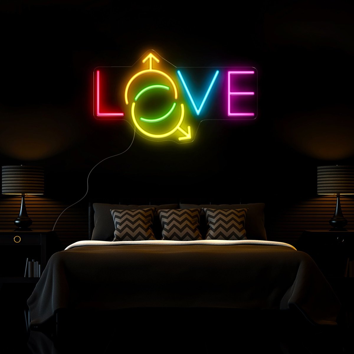 Love LGBT Neon Sign - Reels Custom