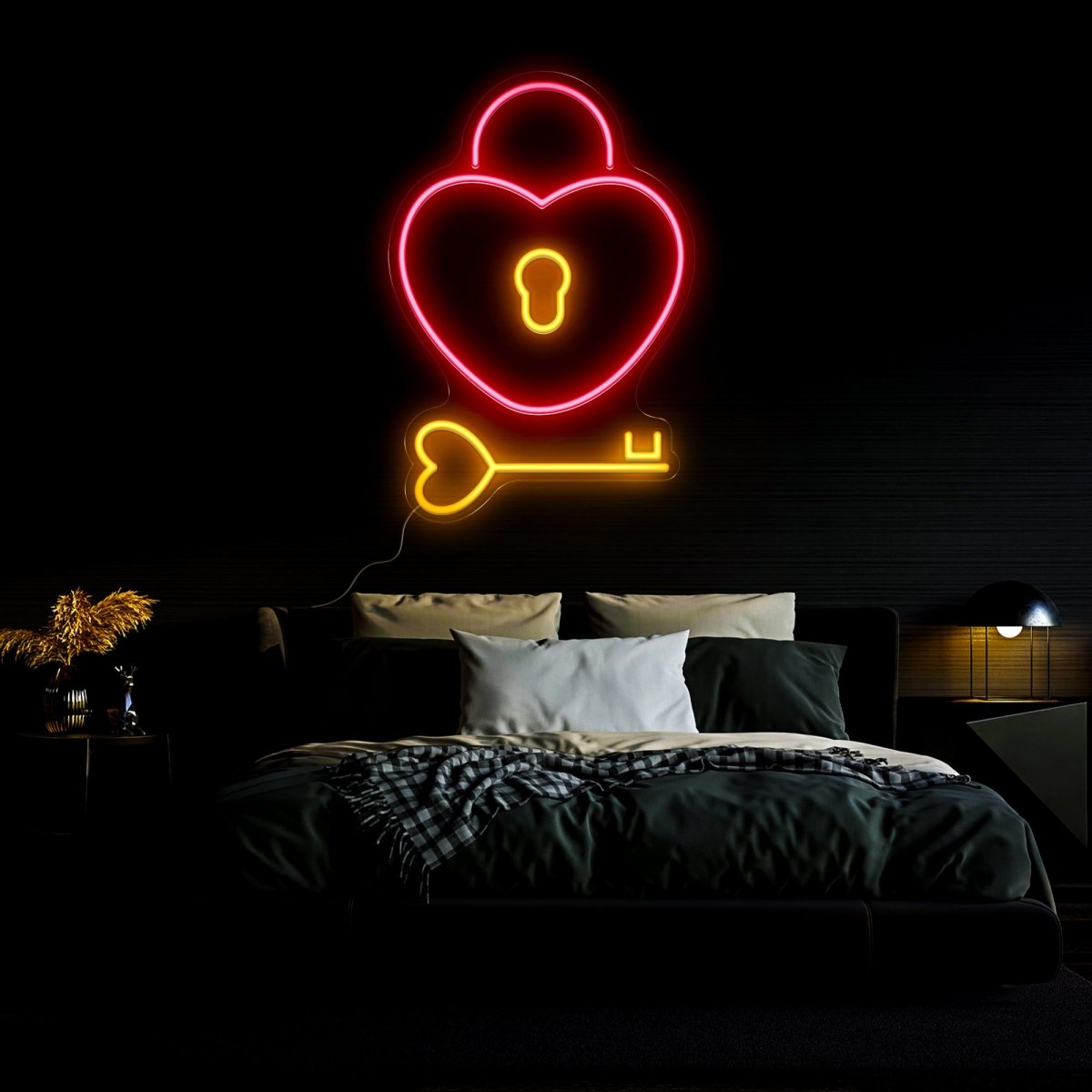 Love Lock Neon Sign - Reels Custom