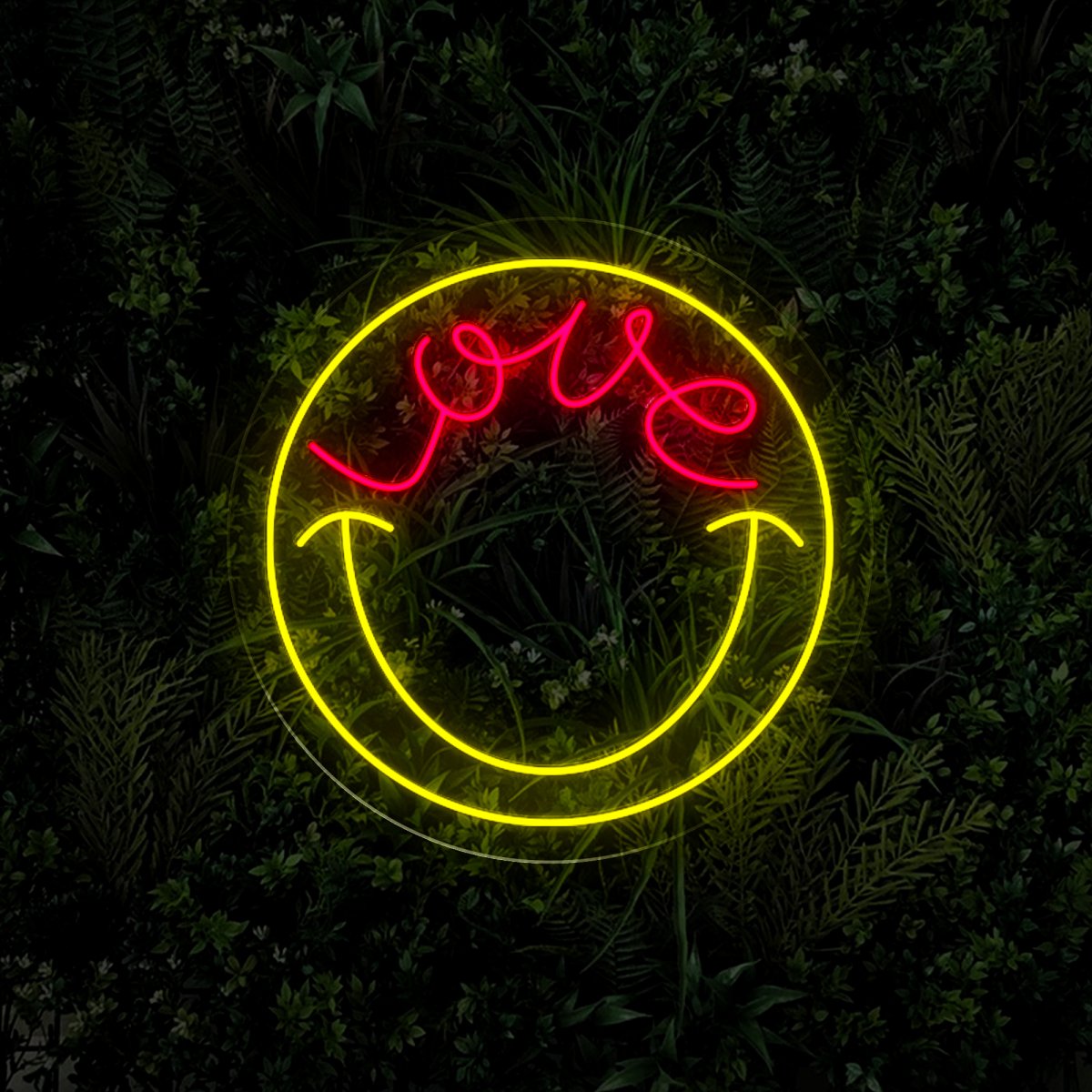 Love Smiley Neon Sign - Reels Custom